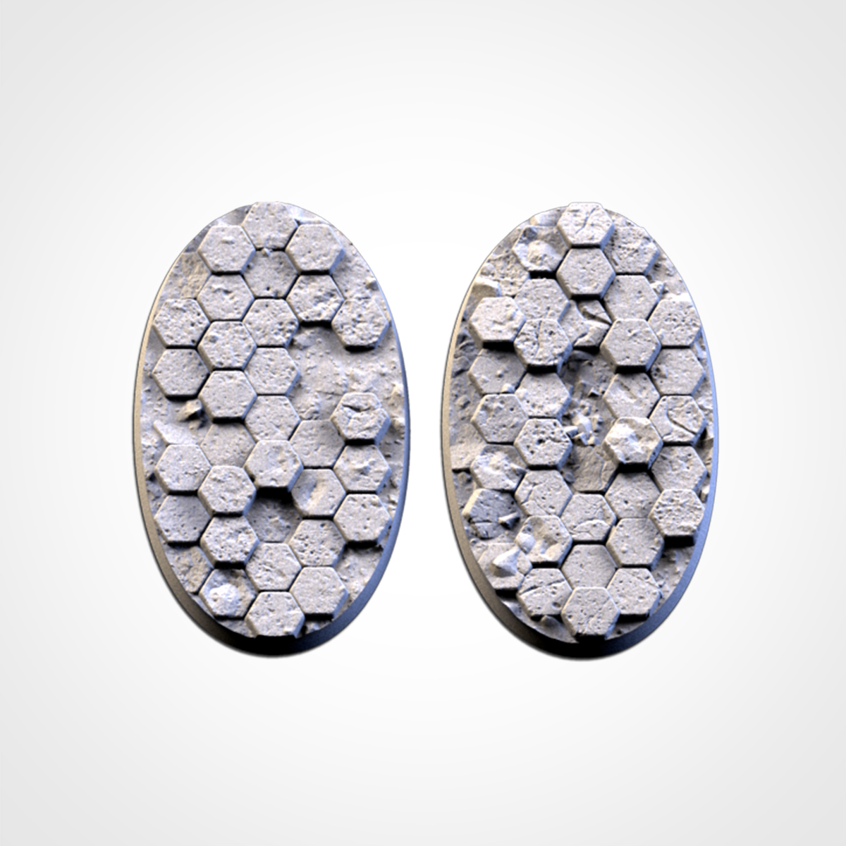Set de Peanas Temática Basaltic - Diseño Txarly Factory para Wargames | Resina Alta Calidad | Redondas y Ovaladas - Imagen 4