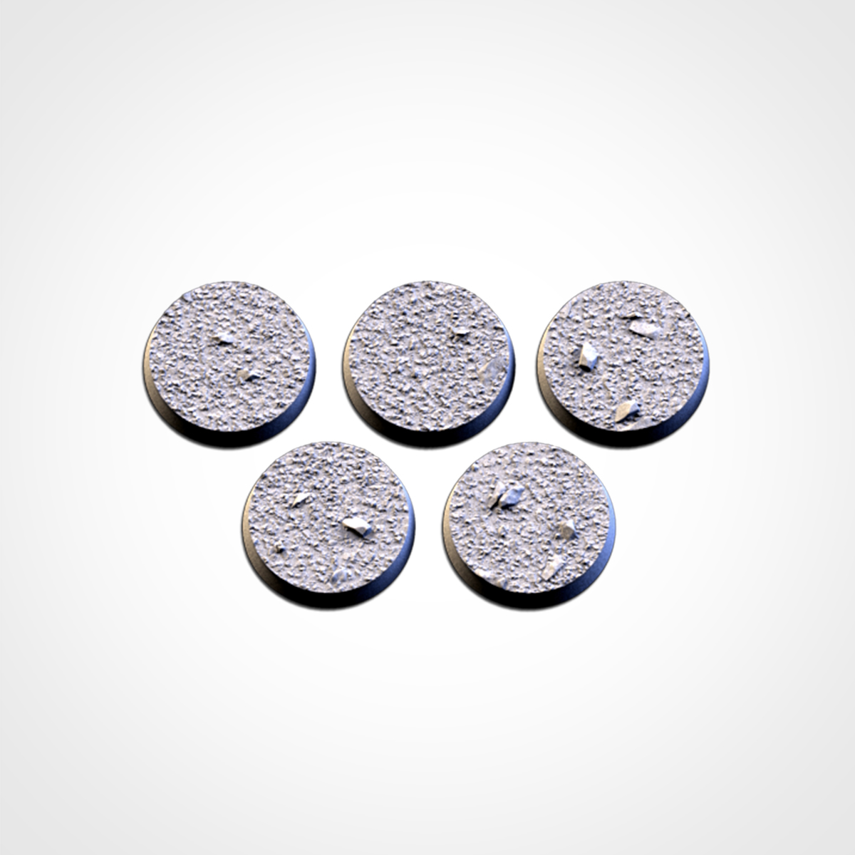 Set de Peanas Temática Basic Medium - Diseño Txarly Factory para Wargames | Resina Alta Calidad | Redondas y Ovaladas - Imagen 2