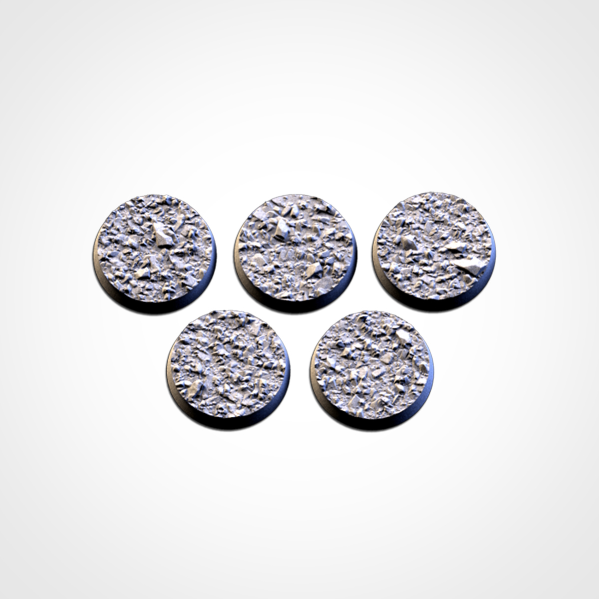 Set de Peanas Temática Basic Heavy - Diseño Txarly Factory para Wargames | Resina Alta Calidad | Redondas y Ovaladas - Imagen 2