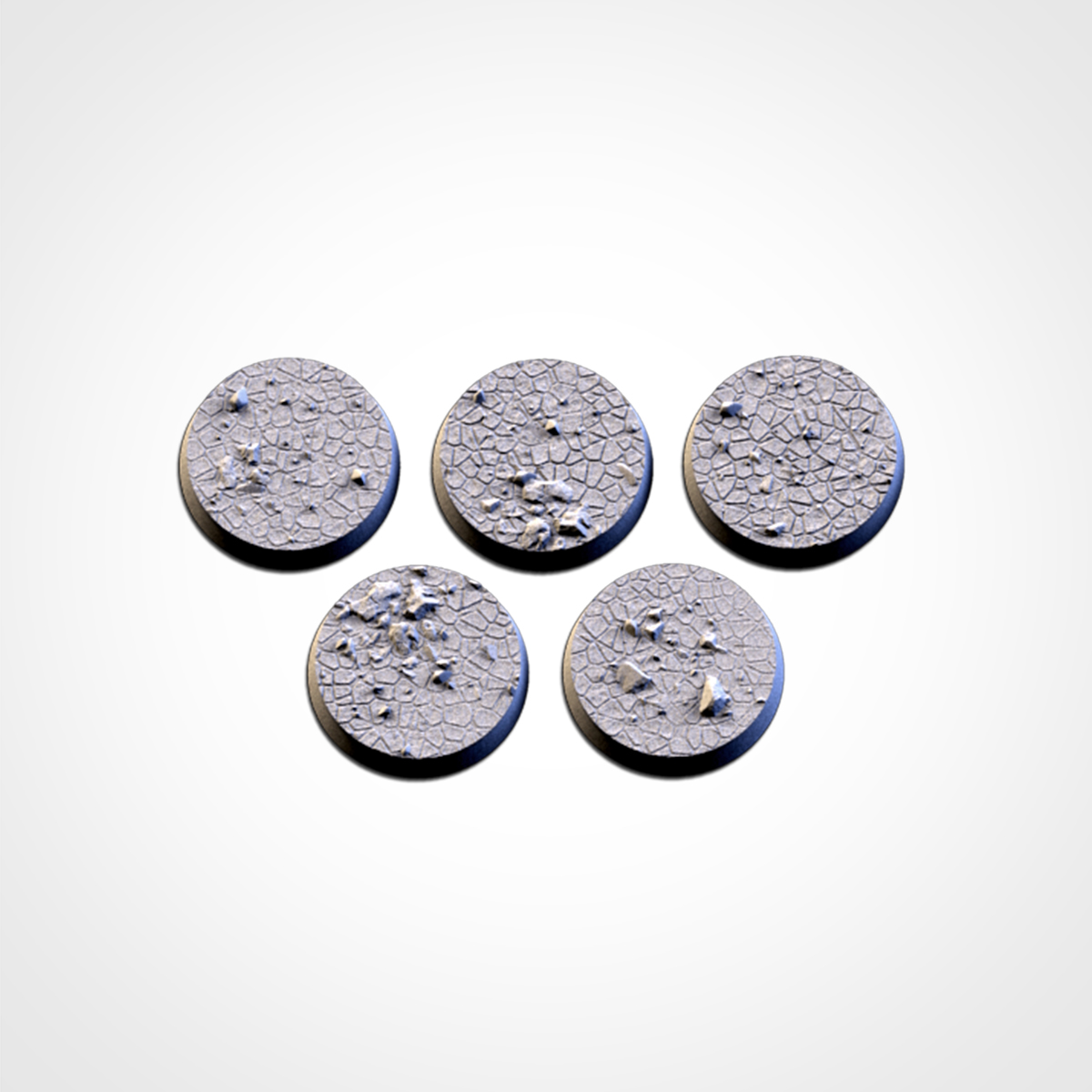 Set de Peanas Temática Dry Ground - Diseño Txarly Factory para Wargames | Resina Alta Calidad | Redondas y Ovaladas - Imagen 2