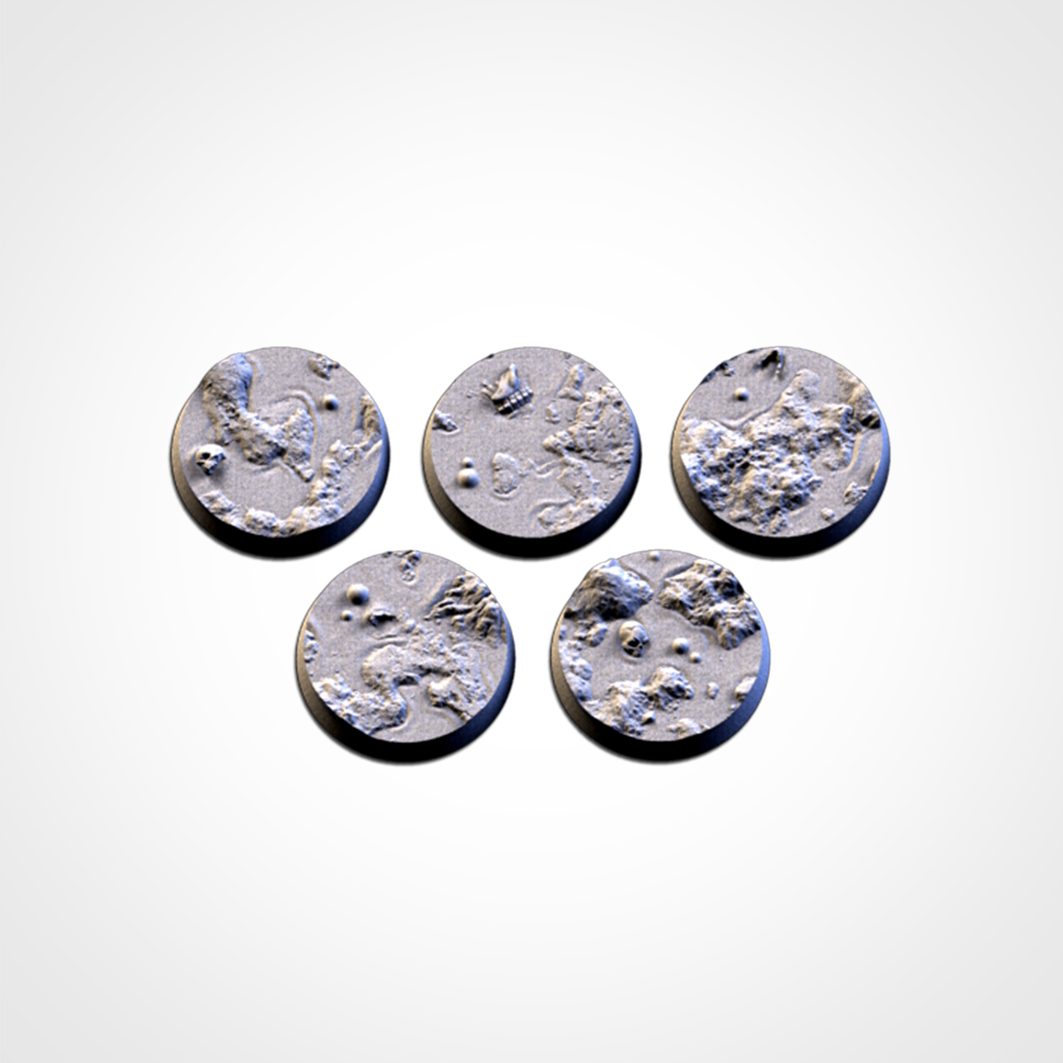 Set de Peanas Temática Swamp Bases - Diseño Txarly Factory para Wargames | Resina Alta Calidad | Redondas y Ovaladas - Imagen 2